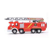Hidyliu Mini Ladder Truck Toy for Kids, Durable Fire Fighting Car with Water Spray Function for Playtime Adventure, Bright Colorful Design (Jupiter fire truck (385G))