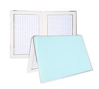 Hidyliu Nail Gel Color Card Large Capacity Lightweight Nail Polish Display Chart Book Suitable and DIY Enthusiasts (Blue)