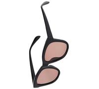Hidyliu Oversized Rectangular Sunglasses Stylish Black Orange Lens Eye Protection for Outdoor Activities Men and Women 146 X 147 X 55mm