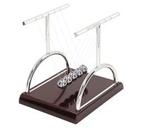 Hidyliu Pendulum Balance Balls, Elegant Desk Decoration and Anxiety Reducing Swing Balls for Home or Office, Plastic and Iron Build, Ages (Small Model 9x7.5x9.5cm/3.5x3x3.7in)