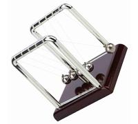 Hidyliu Pendulum Ball Toy for Home and Office Attractive Desk Ornament and Educational Science Tool (Small square billiard ball)