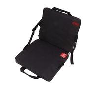 Hidyliu Portable Heated Cushion for Outdoor Comfort and Office Use Black Memory Foam 38x33cm