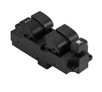 Hidyliu Power Window Switch LC62-66-350A for MPV 2001-2006, ABS Plastic, Reliable Control, Easy to Install, Black