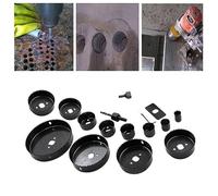 Hidyliu Premium 16Pcs Hole Cutter Set with Carbon Steel for Accurate Woodworking Applications