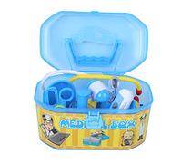 Hidyliu Pretend Play Doctor Tool Set for Children, 8-Piece Educational Kit, Fun Parent-Child Interaction, Role Play Toys (Blue)