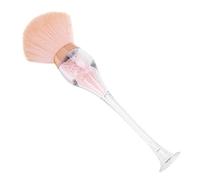 Hidyliu Professional Nail Dust Removal Brush Fluffy Powder Brush for Makeup and Nail Cleaning Ideal for Home and Salon Use 14.5cm