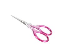 Hidyliu Professional Sewing Scissors Set Ergonomic Handle for Crafts and Fabric Cutting with PU Leather Protector (Rose Glitter)