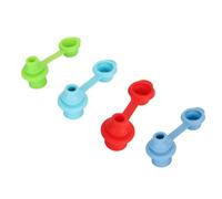 Hidyliu Silicone Proof Sipping Spout Cap Turning Water Bottle Into Straw Cup for Kids Children, Lightweight and Durable, 4Pcs Sippy Spout for Standard 28mm Water Bottles, Safe for Infants and Adults