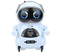 Hidyliu Singing Dancing Robot Toy for Interactive Fun, Pocket-sized 3.3in Kid's Toy, ABS Material for Ages 3+ (Blue)