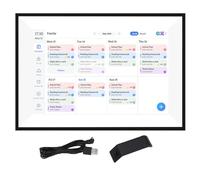 Hidyliu Smart Digital Calendar, 10.1in HD Touchscreen Family Planner with Sync and Photo Frame Mode, for Home Office Organization