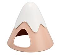 Hidyliu Snow Mountain Shape Hamster Hideout Safe Odorless Shelter for Hamsters Chinchillas Small Animals 160x135mm (Pink)