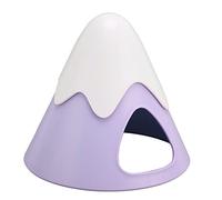 Hidyliu Snow Mountain Shape Hamster Hideout Safe Odorless Shelter for Hamsters Chinchillas Small Animals 160x135mm (Purple)