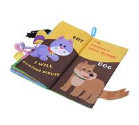 Hidyliu Soft Animal Cloth Book for Infants with Educational Sound Paper for Interactive Reading - 8.7 X 4.7in (Poultry model)