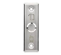 Hidyliu Stainless Steel Door Access Control Switch Durable Exit Button for Hollow Doors and Gates Easy Use
