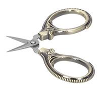 Hidyliu Stainless Steel Sewing Scissors Practical Portable Thread Cutting Tool for Embroidery Handicrafts 60mm Size (Bronze)
