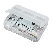 Hidyliu Stereo Bluetooth Cassette Player with Headphone Auto Reverse Function for Nostalgic Audiences Compact Size (White)