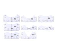 Hidyliu T-Shirt Alignment Tool Set, Durable PVC Ruler and Guide for Easy Design Centering, Ideal for Adults and Kids, 9pcs