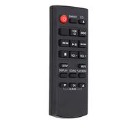 Hidyliu Universal Easy-to-Use Remote Control for SC-HC195 SC-HC297 -HC19EB-K, Sensitive Keys, No Programming Needed, Ideal Replacement for Stereo Sound System Remote, Black Color, 1 X Control