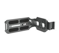 Hidyliu Universal Metal L Shape Arrow Storage Case Plate, Sturdy and Durable for SLR Cameras, Perfect for Horizontal and Vertical, Black, 1 Unit (Cement Gray)