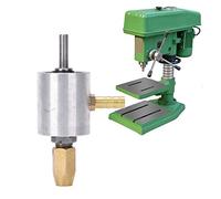 Hidyliu Water Nozzle Drill Chuck Adapter for Efficient Hole Opening, Tungsten Steel Construction, Suitable for Table and Drills, 1 Unit (Link Water Head 6 Handle clamp 6)