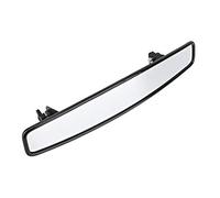 Hidyliu Wide Rear View Mirror for UTV Convex Reverse Mirror with High Definition and Easy Installation Black Aluminum 1 Unit