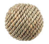 Hidyliu Wild Vetch Toy Ball for Parrots, Fun Chewing Exercise Tool for Small Birds and Rabbits, 10cm Made of Grass and Rattan, 1 Piece