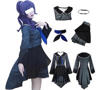Hieeimu Akiyama Mizuki Cosplay Costume Project Sekai Uniform Dress Cosplay Outfits Halloween Party for Women Girls(03,L)