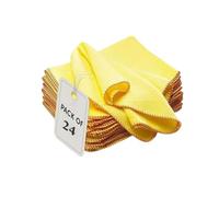 Hieftan Large Professional Jumbo Duster | Washable Reusable Surface Cleaner 100% Cotton Home Glass Car Window Kitchen Heavy Duty Cleaning and polishing cloth | Size: 35X45CM (14"X18") (Pack of 24)