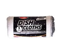 Hieftan - Large White Dish Cloths Pack Of 10 to 120 Multipurpose Highly Absorbent Washable And Reusable Kitchen Cleaning Cloths | Perfect Dish Towels size 30 x 35 cm (Pack of 20)