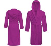 Hieftan Luxury Hooded Bathrobe for Women & Men - Ultra-Soft Towelling Robe with Pockets, Long Kimono Housecoat for Spa, Bathroom, and Lounge for Adults