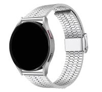HIEHGN 20 22mm Stainless Steel Watch Strap for Samsung Galaxy Watch 7 6 5 4/4 6 Classic Band for Watch Series 10 9 8 7 6 SE 5 4,Silver,For S10,42mm