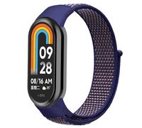 HIEHGN Bracelet for mi band 10 9 8 5 4 3 Strap Nylon Sport watch wrist Belt forMi band 8 Wristband for xiaomi Mi band 7 8,Dark blue,for Mi Band 4 3