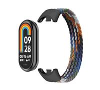 HIEHGN Braided Solo Loop for Xiaomi Mi Band 8 9 Strap accessories Elastic Nylon Watchbands Replacement correa bracelet for Miband 8 NFC, Denim,For Miband 8 9 S