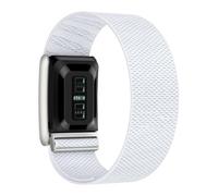 HIEHGN Compatible with For Whoop 5.0 Watch Band Loop Soft Strap, Compatible with For WHOOP ONE Wristband Fitness For Whoop Life ECG Watch Band,White,232 * 25mm