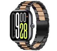 HIEHGN Metal Strap for Redmi Watch 5 forRedmi Watch 4 Adjustable Stainless steel Bracelet for Xiaomi for Mi Band 9 Pro forMi Band 8 Pro Wristband,8 Black,For Miband 9 Pro