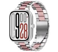 HIEHGN Metal Strap for Redmi Watch 5 forRedmi Watch 4 Adjustable Stainless steel Bracelet for Xiaomi for Mi Band 9 Pro forMi Band 8 Pro Wristband,10 Silver,For Miband 9 Pro