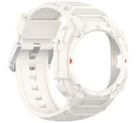 HIEHGN Strap + Case for Samsung Watch Ultra for Armor All-in-One TPU Strap for Samsung Galaxy Watch Ultra 47mm Case Band,starlight,for Samsung Watch Ultra