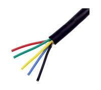 hielded Cable, Hook Up Wire Kit Trunking Solid Silicone Sheathed 2-8C 18-22AWG 1-20m