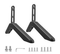 HIEMBRE ELIVER - Durable Metal Stand, Adjustable Monitor Base | Non-Skid Feet for 32 to 65 Inch Screens with Elevated Stability, Display Mount Lounge Area
