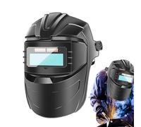 Hiemible Auto Darkening Helmets | Anti-Glare Welding Helmet - Adjustable Face Protector for Metal Fabrication Construction Industrial Auto Repair