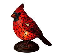 Hiemible Bird Desk Lamp - Novelty Cordless Decorative Resin | Nature Animal Bedside Night Lamp - for Christmas Birthday New Year Animal Lover Bedroom Office Study Dorm