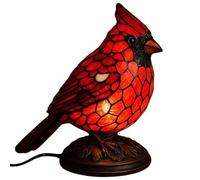 Hiemible Bird Desk Lamp, Realistic Resin Warm Bird Light, Animal Theme Decoration Light Art for Bedside Room Dormitory Bookshelf Offices Restaurant Bedroom Home