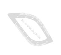 Hiemible Brow Mapping Ruler,Fast Drawing Portable Positioning Gauge - Eyebrow Design Measuring Stencils,for Professional Travel Commuting Makeup Dating