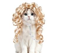 Hiemible Cat Wig Funny Adjustable Comfortable Elastic Bands