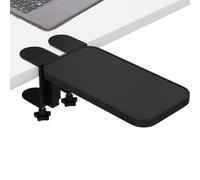 Hiemible Computer Arm Rest | Ergonomic Hand Arm Support for Desk | Adjustable Metal Table Extender Comfortable Armrest Elbow Pad for Laptop Keyboard Chair