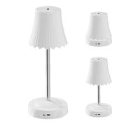 Hiemible Cordless Table Lamps Rechargeable - Gesture Sensor Adjustable Brightness Ambient Light | Battery Powered Table Lamp | for Bedroom Bathroom Living Kitchen Dining Nightstand Reading Shower