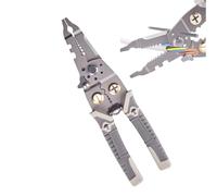 Hiemible Electrical Wire Cutter,Ergonomic Anti-Slip Cable Crimper | Professional Wire Crimping Tool - for Home Decoration Daily Life Handicraft Enthusiasts Motor Repair Fix Wiring Issues