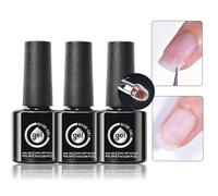 Hiemible Fiberglass Gel for Nails - Clear Fiber Glass Rubber Base Gel Nail Polish, Transparent Soak off Manicure Pedicure Accessories for Home Outdoor Indoor Professional Beauty Salon