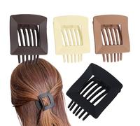 Hiemible Flat Hair Clips for Women, Strong Hold Lay Down Claw, Sl lamp Lightweight Clip for Dining School Exercise Commute Beach Travel Outdoor Party Home Work