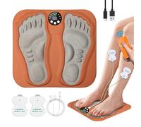 Hiemible Foot Massage | Feet Massager Electric Machine Pad | Rechargeable Stimulator Pad with Remote Control for Legs Back Men Women Work Home Gym Apartment Vacation